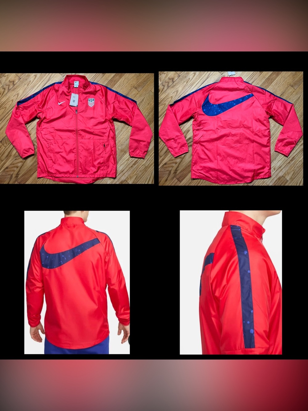 Nike USA REPEL ACADEMY AWF SOCCER JACKET Men’s sz L NEW!! with tags! NEW!